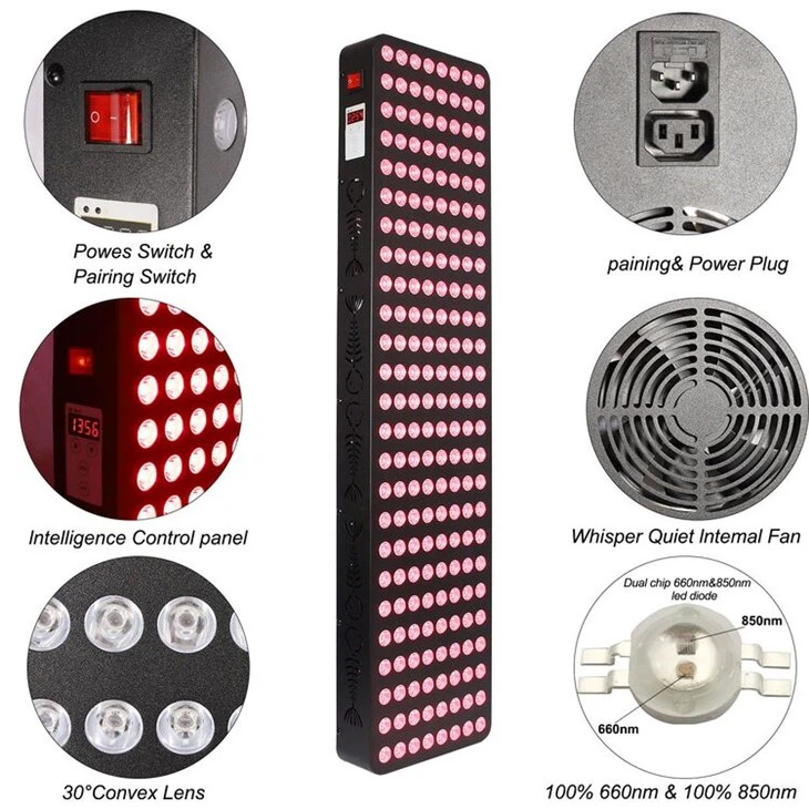 Terapevtska plošča z LED rdečo svetlobo 1500 W