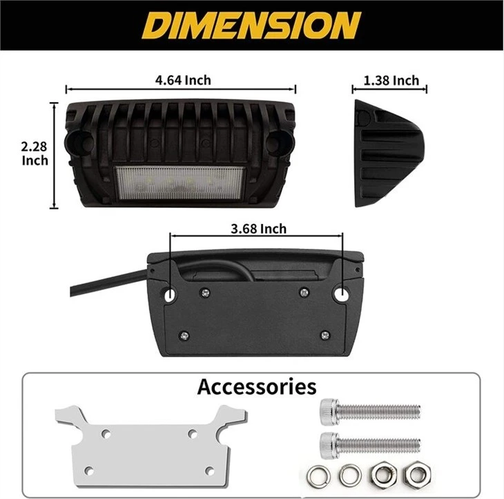 RV LED Exterior Lights size