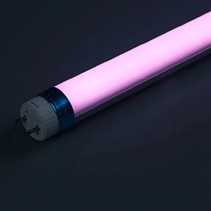 T8 LED roza (mesarska) cevna svetilka