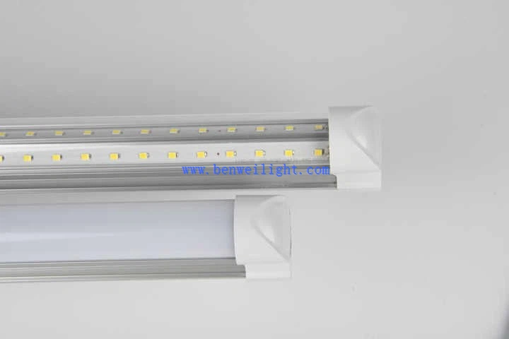 V oblika 8 čevljev vgrajena cevna svetilka Led Trgovina