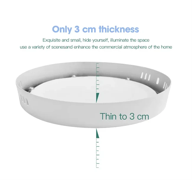 5000k Round Ultra-thin LED Ceiling Lamp factory
