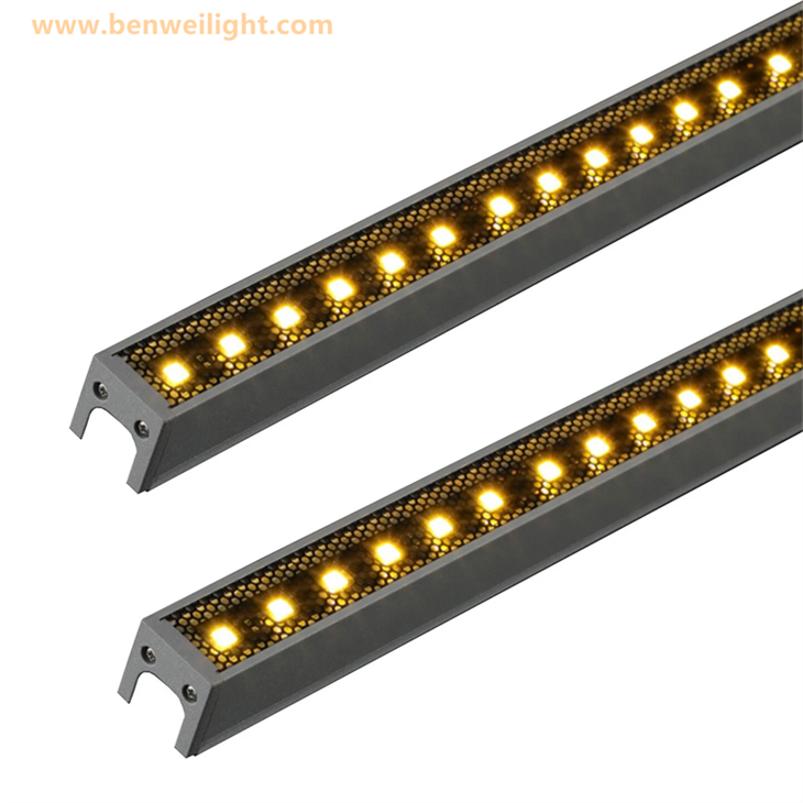 36W LED stenski svetilni trak, 2FT 2700K topla bela zunanja stenska svetilka, 120V vodotesna IP67