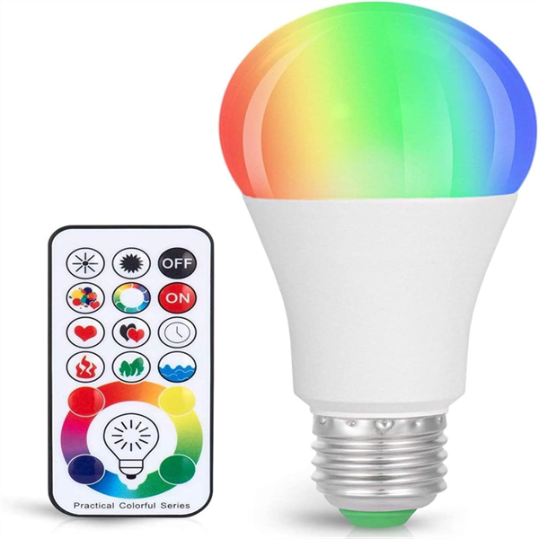 Žarnica, ki spreminja barvo, 820 LM z možnostjo zatemnitve E26 10W RGB