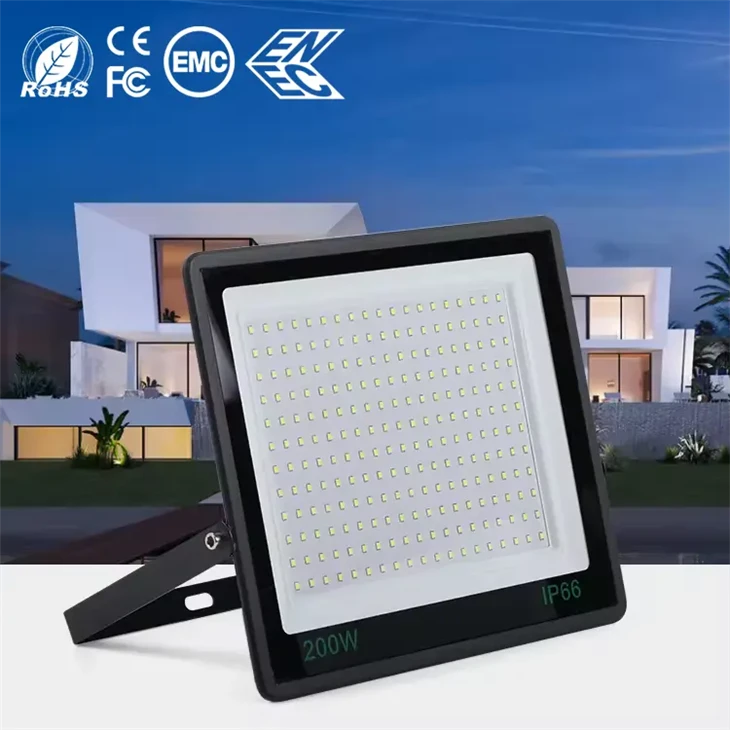 Vodoodporna IP66 LED reflektor - 10W-300W, DC 12V-220V, prenosna zunanja svetilka za projektor