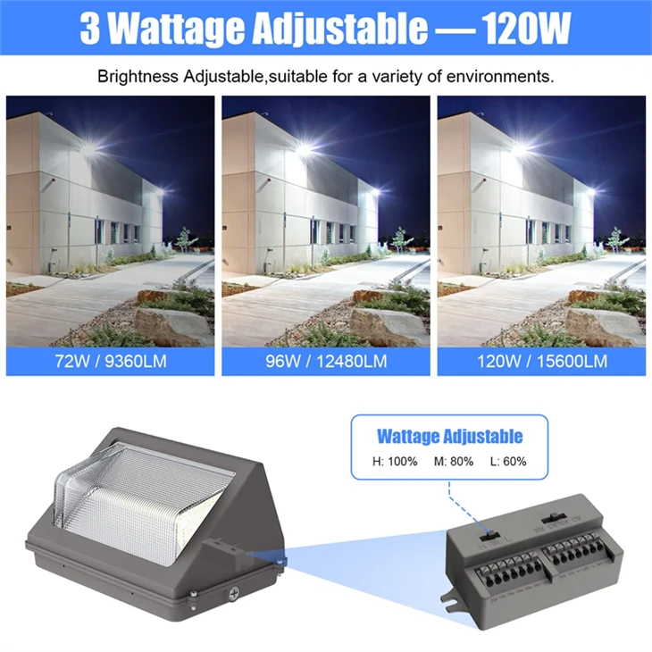 LED stenska lučka: 50W 5000K stenska lučka za zunanjo led