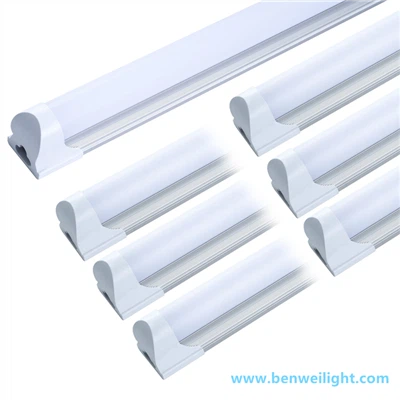 4FT integrirana T8 LED svetilka za trgovine: 24W 6500K povezljiva garažna svetilka