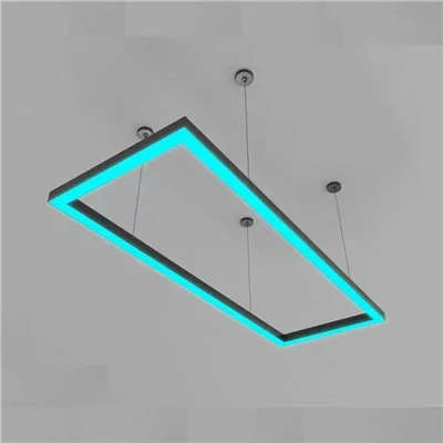 Linearna LED viseča svetilka LINE 1200 mm - črna