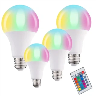 Pametna LED žarnica RGB z daljinskim upravljalnikom 9w E27 E26 B22 LED pametna žarnica